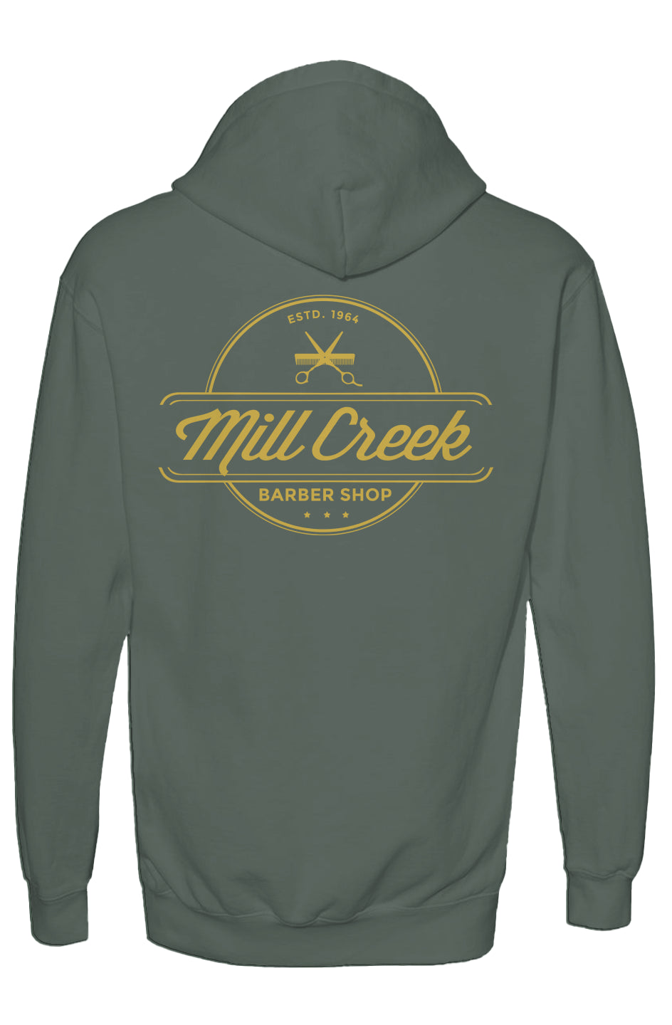 Mill Creek Garment-Dyed Hooded Sweatshirt