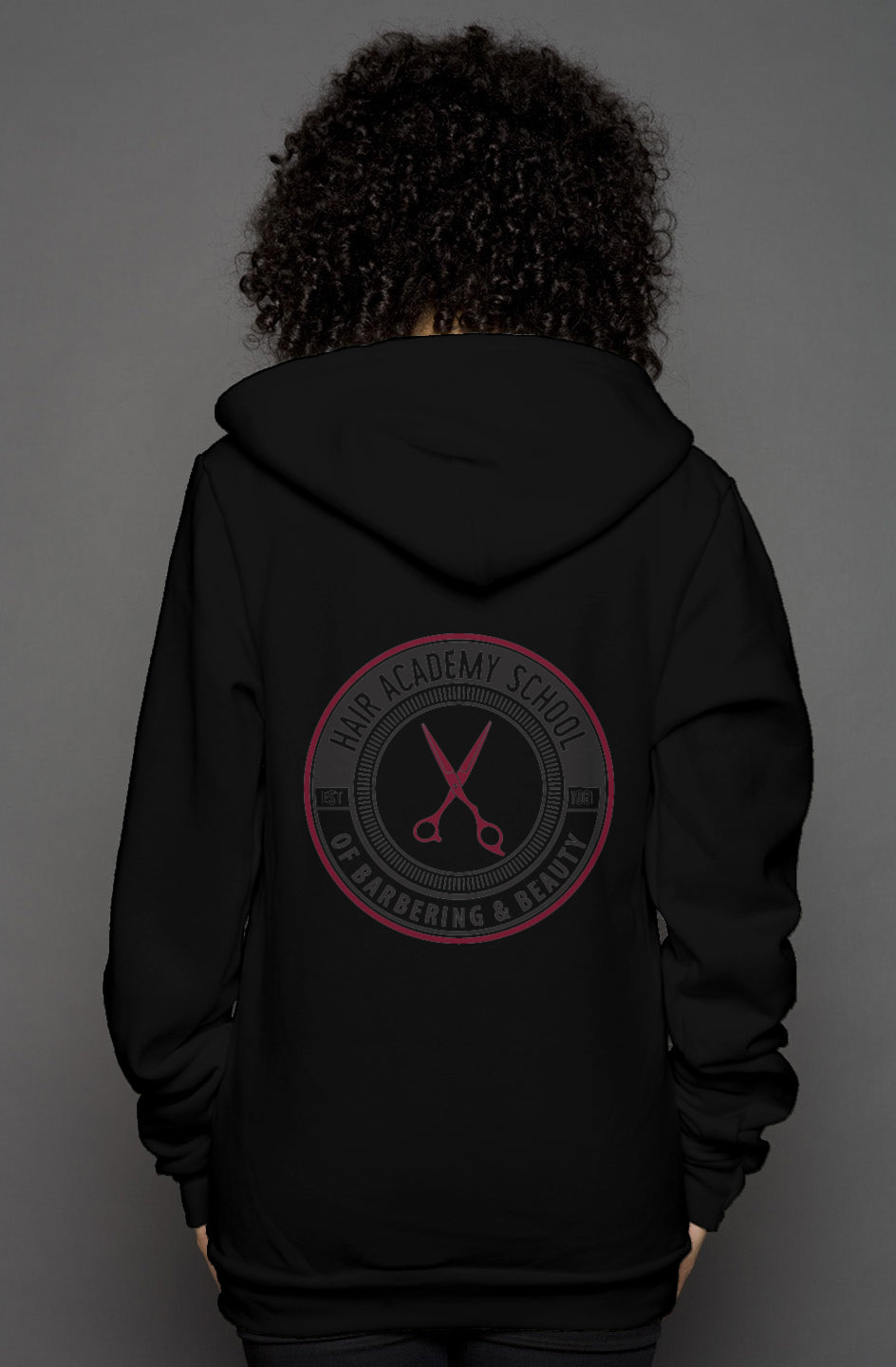 Hair Academy Unisex Zip Hoody