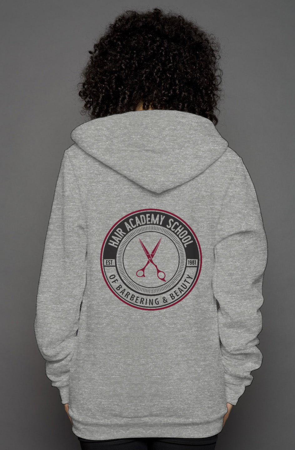 Hair Academy Unisex Zip Hoody