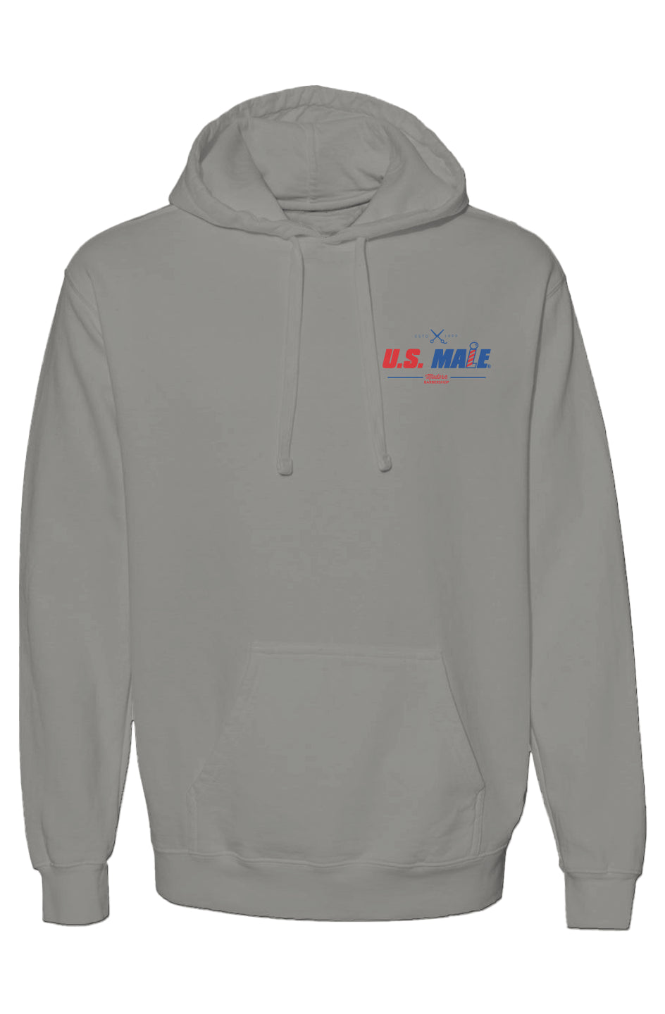 US Male Garment-Dyed Hooded Sweatshirt