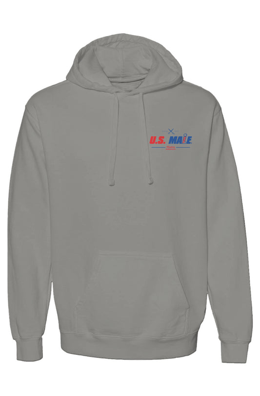 US Male Garment-Dyed Hooded Sweatshirt