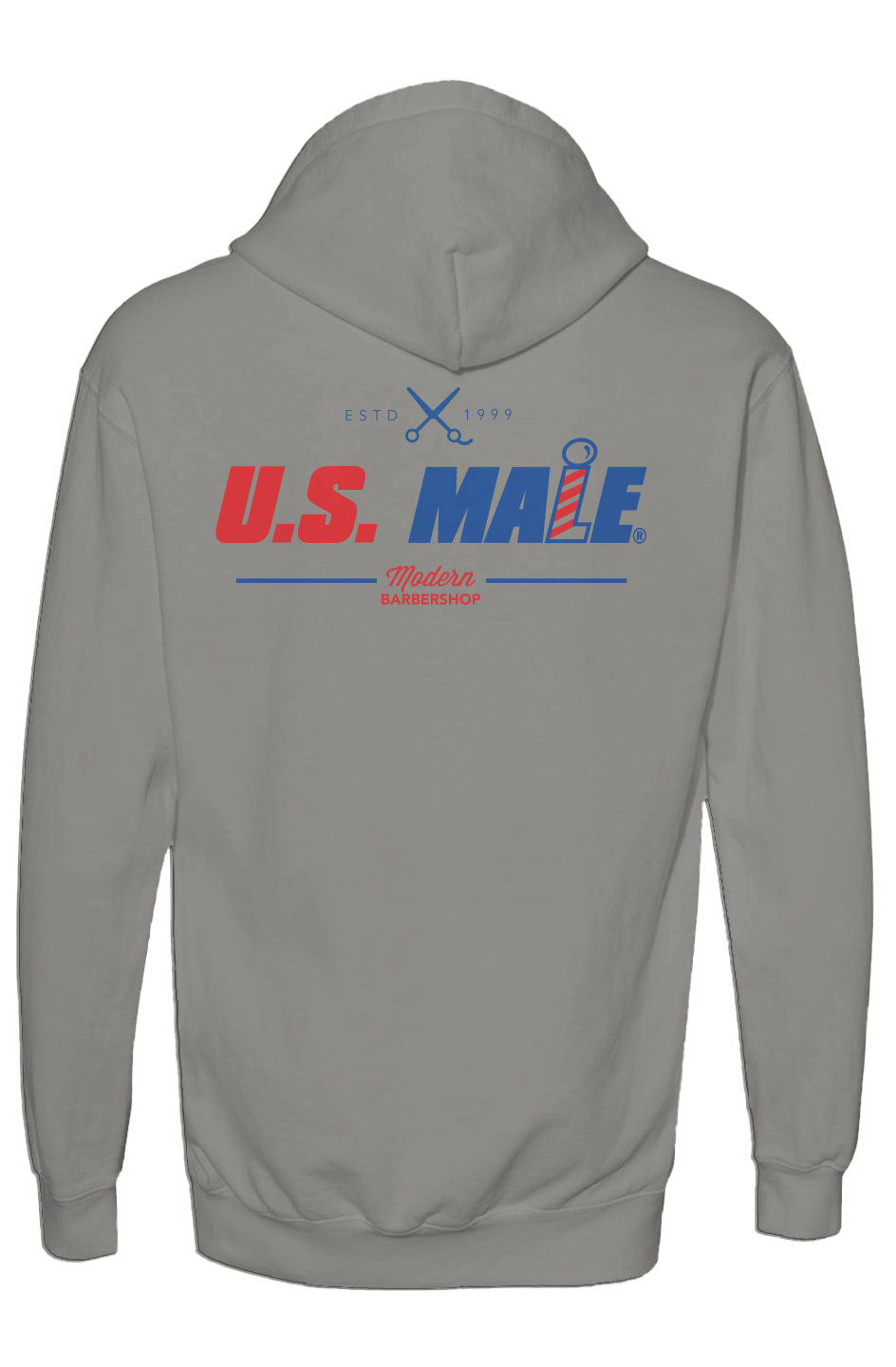 US Male Garment-Dyed Hooded Sweatshirt