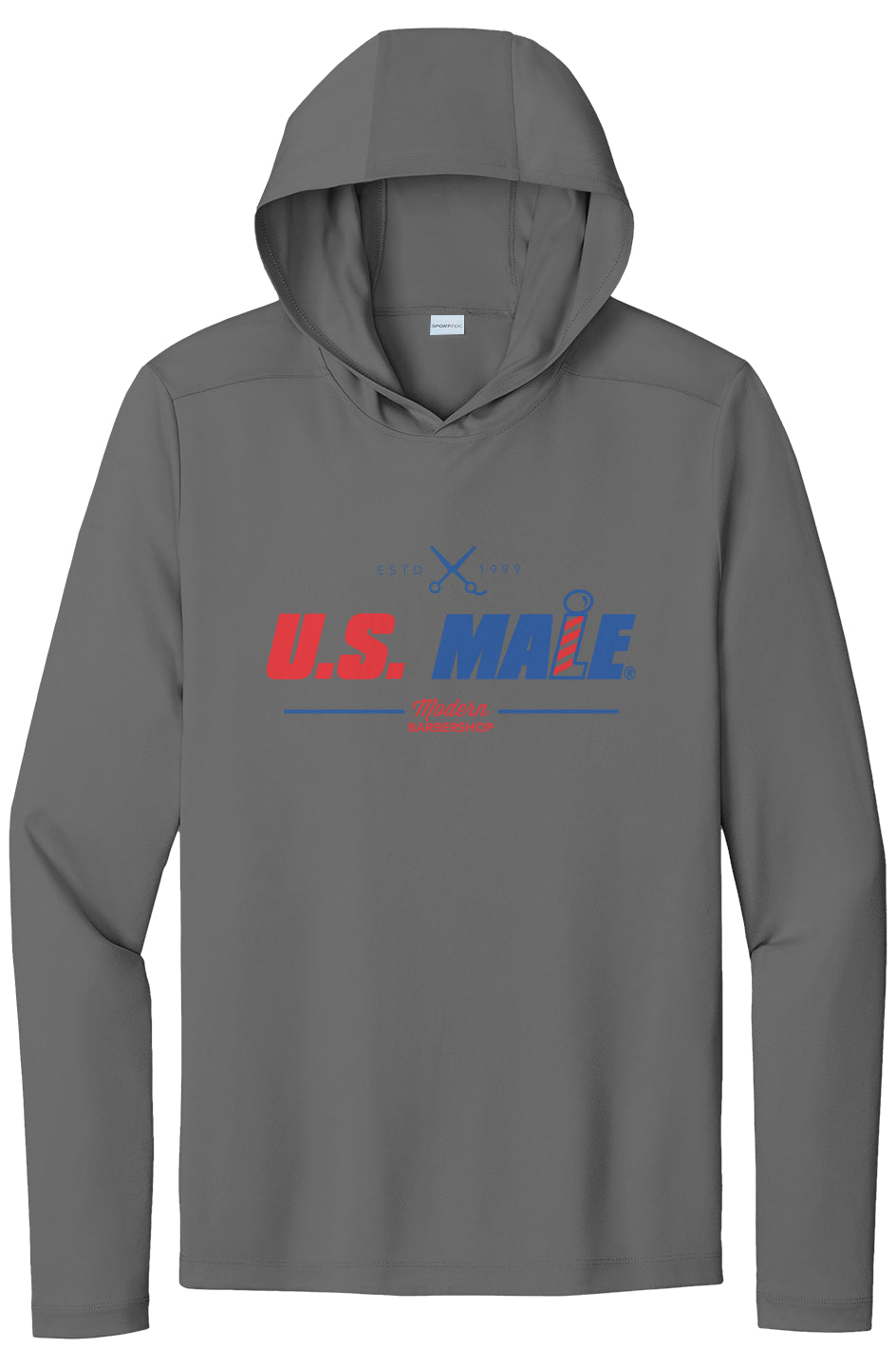 US Male Posi UV Pro Hoodie